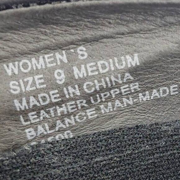 Duluth Trading Co Andina Skimmer Black Leather Slip On Shoe Women's 9 Medium - Picture 6 of 9